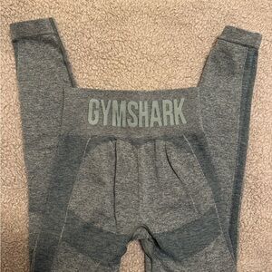 Gymshark Green Leggings with Elastic Waistband